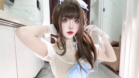 [Cosplay] 阿薰kaOri 蓝色奶油蛋糕 [35P10V-508MB] (4)