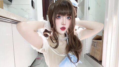 [Cosplay] 阿薰kaOri 蓝色奶油蛋糕 [35P10V-508MB] (4)