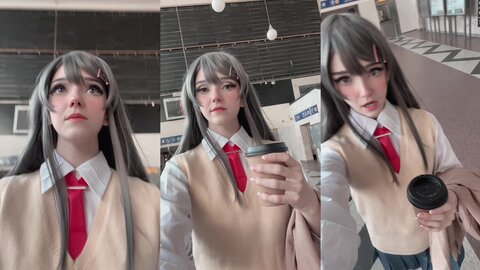 [Cosplay] Candy Ball 樱岛麻衣 [62P14V-1.03GB] (7)