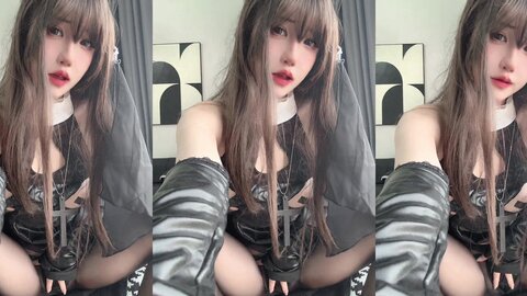 [Cosplay] 阿薰kaOri 偷偷做坏事的修女 [89P28V-2.10GB] (11)