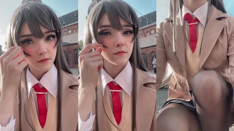 [Cosplay] Candy Ball 樱岛麻衣 [62P14V-1.03GB] (9)