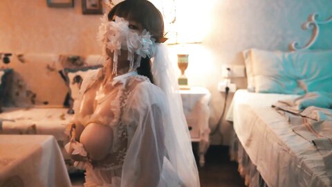 [Cosplay] 星澜是澜澜叫澜妹呀 婚纱 [40P1V-743MB]
