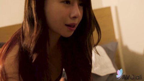 Sexy Chinese Brunette Ranako In Exciting Sex With A Horny Boyfriend On The Bed Av Jiali