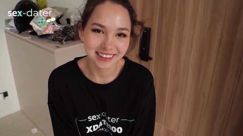 Asian Neighbor From The Sex Dater Site Came To Get Acquainted And Fuck Hard