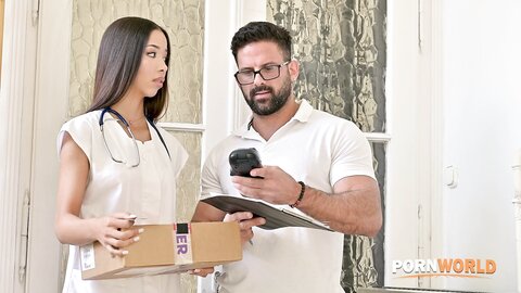 Lia Lin Naughty Nurse Pays Off Her Driver