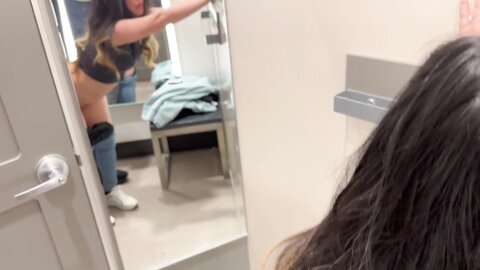 Risky Quickie With Asian Beauty In Target Dressing Room Hearttext