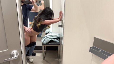 Risky Quickie With Asian Beauty In Target Dressing Room Hearttext