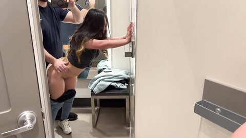 Risky Quickie With Asian Beauty In Target Dressing Room Hearttext