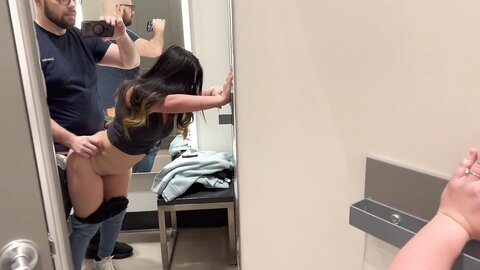 Risky Quickie With Asian Beauty In Target Dressing Room Hearttext