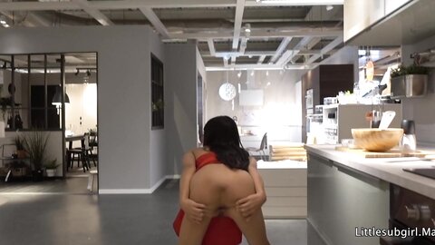 Crowded Ikea Shopping Fuck Anal And Squirt