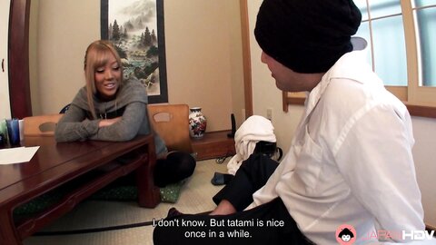 Runa Sexy Tanned Blonde Fucked By A Bald Guy