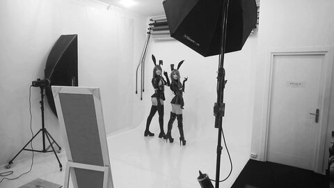 [Cosplay] Candy Ball Latex Bunny Twins [57P10V-713MB] (9)