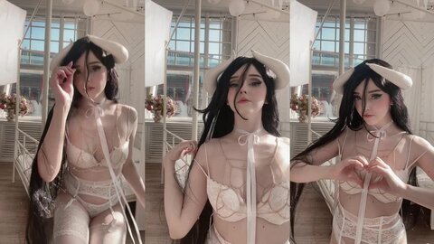 [Cosplay] Candy Ball Albedo Lingerie[77P12V-705.1M] (8)