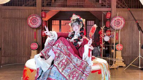 [Cosplay] 阿薰kaOri 新年写真 [576P4V-2.64GB] (3)