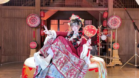 [Cosplay] 阿薰kaOri 新年写真 [576P4V-2.64GB] (3)