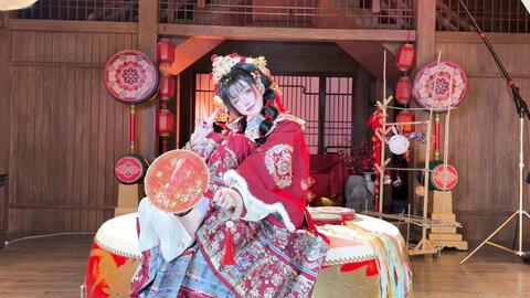 [Cosplay] 阿薰kaOri 新年写真 [576P4V-2.64GB] (3)