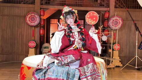 [Cosplay] 阿薰kaOri 新年写真 [576P4V-2.64GB] (3)