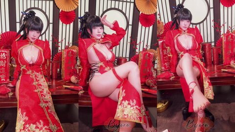 [Cosplay] Byoru Eve New Year Qipao [62P19V-2.46GB]