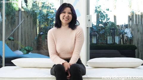 Asian Amateur With A Bubbly Attitude Fucks The 5Th Guy She Has Ever Fucked For A Chance At A Job