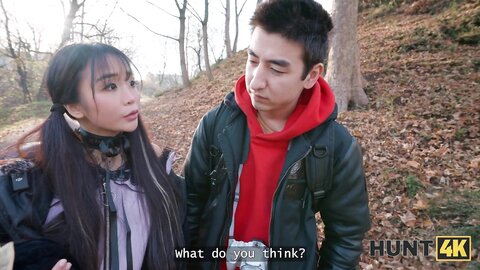 Petite Japanese Tourist Sakura Jumped On A Strangers Cock In Front Of Her Bf