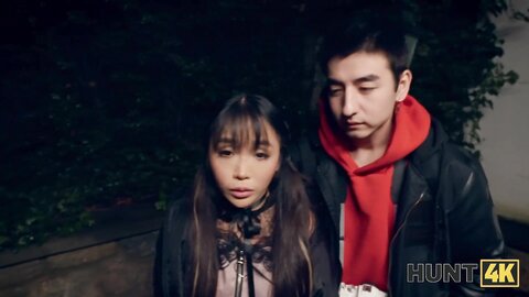Petite Japanese Tourist Sakura Jumped On A Strangers Cock In Front Of Her Bf