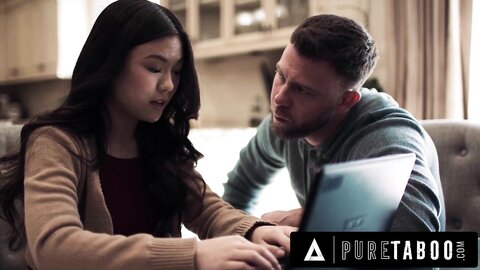 Small Town Girl Lulu Chu Gets Horny While Hearing Roommate Raw Dirty With Slimthick Vic