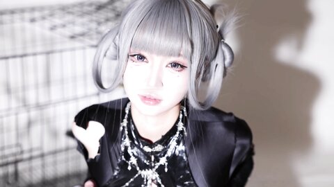 [Cosplay] 柒柒要乖哦 黑靡烟旗袍 [108P2V-1.87GB]