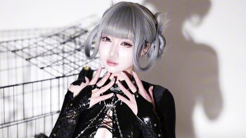 [Cosplay] 柒柒要乖哦 黑靡烟旗袍 [108P2V-1.87GB]