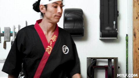 Paris Lincoln Lily Lane  Sneak Sex At The Japanese Restaurant