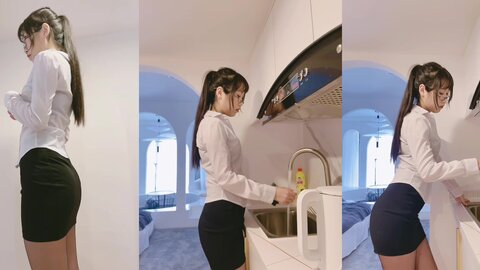 [Cosplay] 不呆猫 黑丝包臀OL [24P5V-908MB] (4)