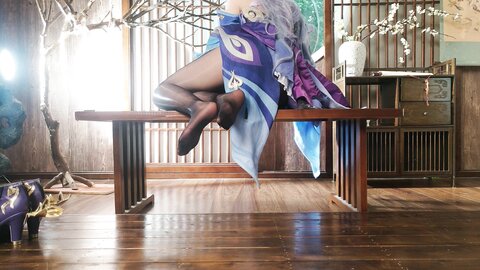 [Cosplay] 雪琪SAMA 刻晴 [50P1V-3.27GB]