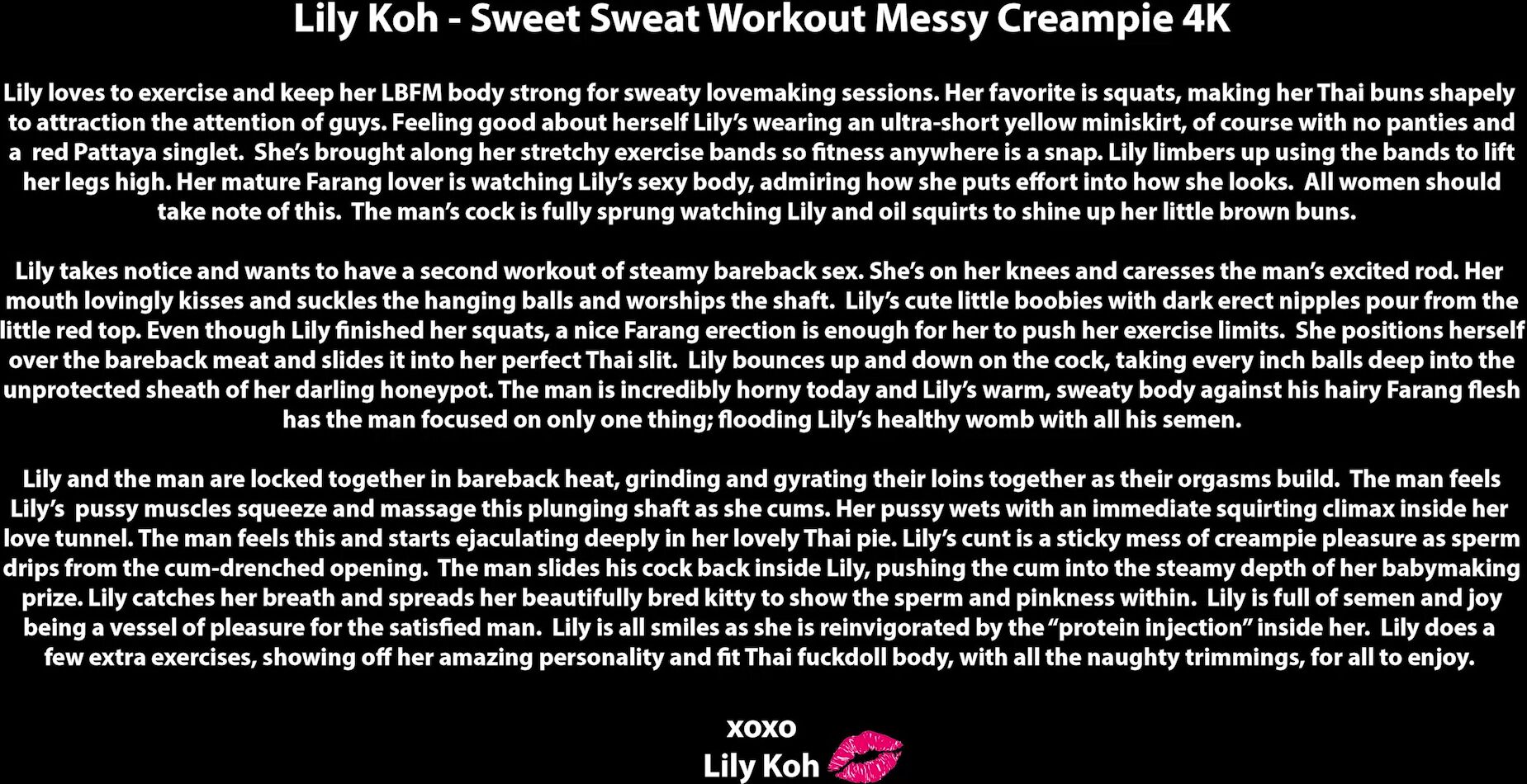 Sweet Sweat Workout Messy Creampie