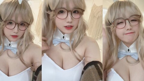 [Cosplay] 阿半今天很开心 蔚蓝档案 室笠茜 兔女郎 [47P7V-348MB]