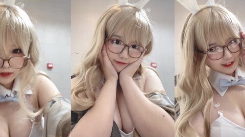 [Cosplay] 阿半今天很开心 蔚蓝档案 室笠茜 兔女郎 [47P7V-348MB] (7)