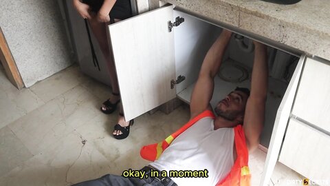 Emma Has A Water *** And The Plumber Plugs It With His Dick Emma Anturin