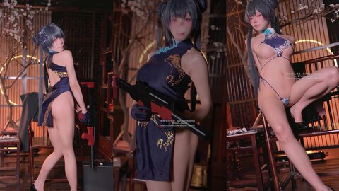 [Cosplay] Yiko湿润兔 2026年04月订阅 蔚藍檔案  龙华妃咲 [113P2V-1.53GB]