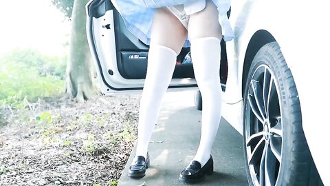 [Cosplay] 不呆猫 白丝过膝袜 [21P12V-209MB] (11)