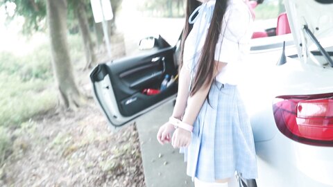 [Cosplay] 不呆猫 白丝过膝袜 [21P12V-209MB] (7)