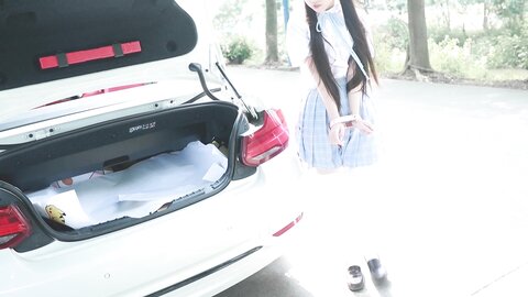 [Cosplay] 不呆猫 白丝过膝袜 [21P12V-209MB] (7)