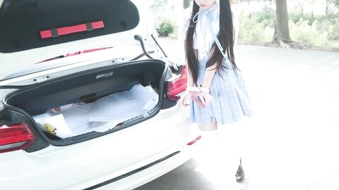 [Cosplay] 不呆猫 白丝过膝袜 [21P12V-209MB] (7)
