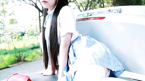 [Cosplay] 不呆猫 白丝过膝袜 [21P12V-209MB] (10)
