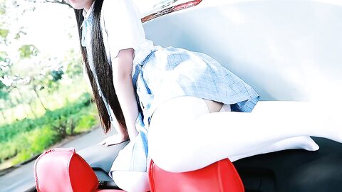 [Cosplay] 不呆猫 白丝过膝袜 [21P12V-209MB] (10)