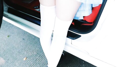 [Cosplay] 不呆猫 白丝过膝袜 [21P12V-209MB] (2)