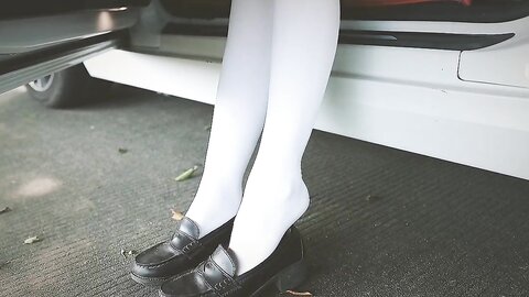 [Cosplay] 不呆猫 白丝过膝袜 [21P12V-209MB] (6)