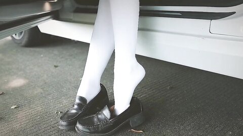 [Cosplay] 不呆猫 白丝过膝袜 [21P12V-209MB] (6)