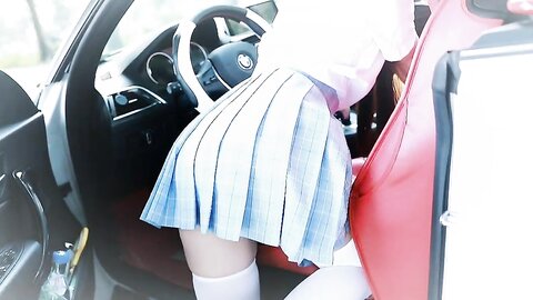[Cosplay] 不呆猫 白丝过膝袜 [21P12V-209MB] (3)