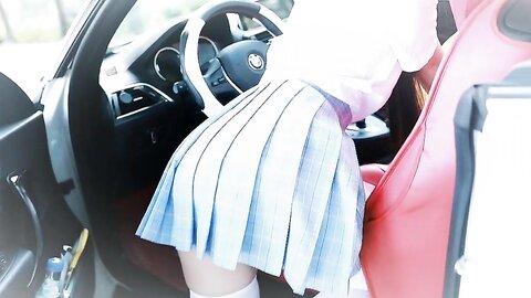 [Cosplay] 不呆猫 白丝过膝袜 [21P12V-209MB] (3)