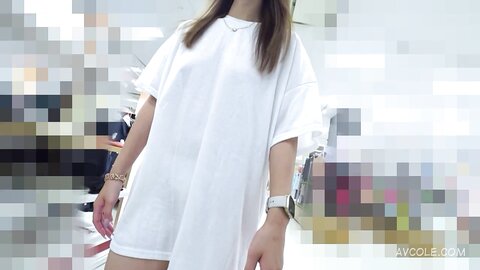 Asian Shop Assistant Voyeur Beautiful Breast Nice Pussy