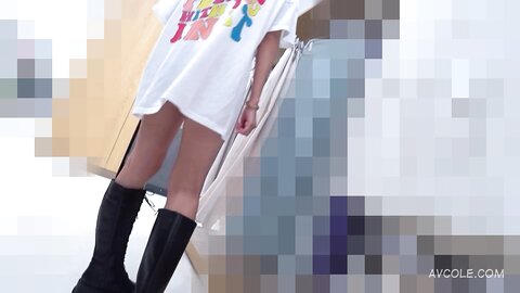 Asian Shop Assistant Voyeur Beautiful Breast Nice Pussy