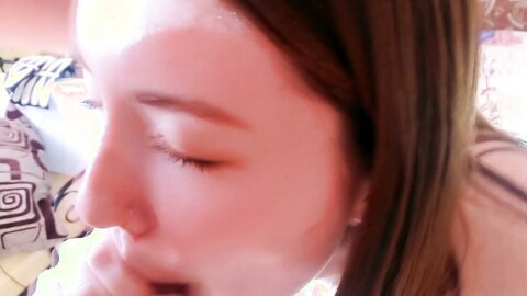 Slutty *** Sucked My Cock After School